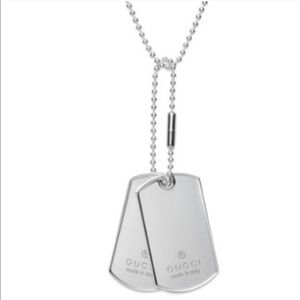 Gucci Dog Tags Necklace